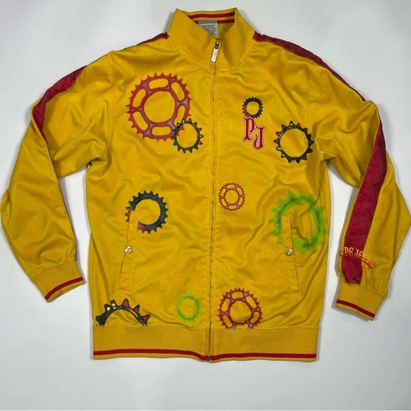 Vtg Pepe Jeans London gear LOGO zip jacket Sz L - Picture 2 of 10